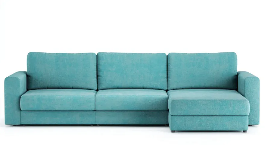 Диван угловой Ларсон 3М Nordic 71 аквамарин - 1 Диван угловой Ларсон 3М Nordic 71 аквамарин - 1