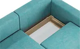 Диван угловой Ларсон 2М Nordic 71 аквамарин - превью 6 Диван угловой Ларсон 2М Nordic 71 аквамарин - превью 6