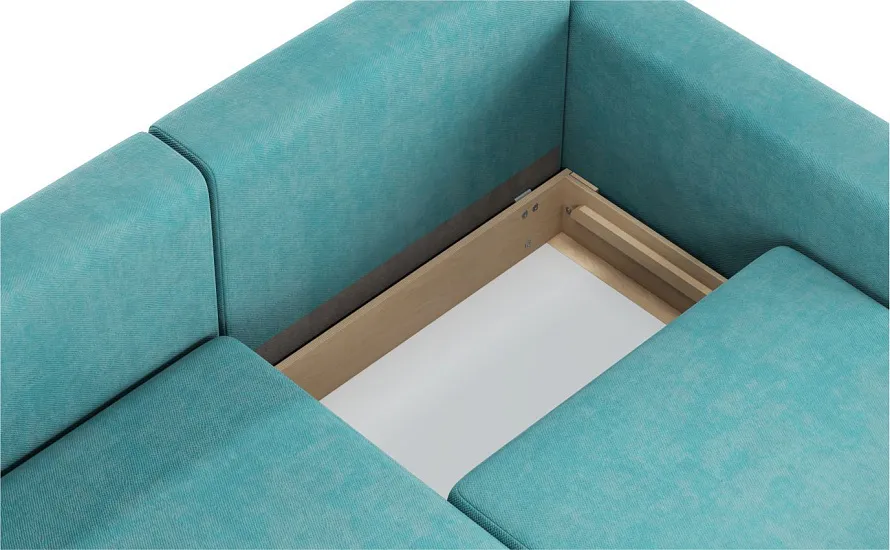 Диван угловой Ларсон 2М Nordic 71 аквамарин - 6 Диван угловой Ларсон 2М Nordic 71 аквамарин - 6