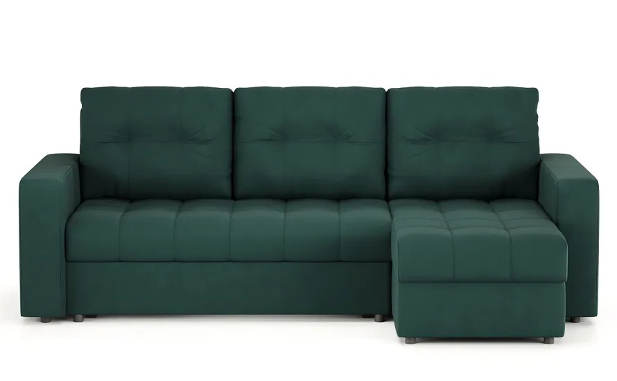 Диван угловой Тренто Leonardo 11 темно-зеленый - 1 Диван угловой Тренто Leonardo 11 темно-зеленый - 1