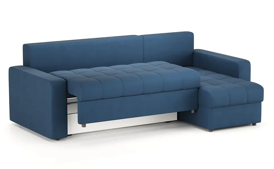 Диван угловой Тренто Leonardo 12 синий - 4